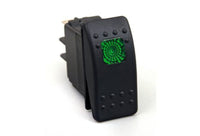 Thumbnail for Daystar Rocker Switch Green Light 20 AMP Single Pole
