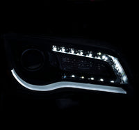 Thumbnail for ANZO 2011-2014 Chrysler 300 Projector Headlights w/ Plank Style Design Chrome