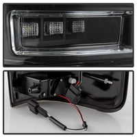 Thumbnail for Spyder 04-08 Ford F-150 Projector Tail Lights - Light Bar DRL LED - Black ALT-YD-FF15004V2-LBLED-BK