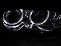Thumbnail for ANZO 2000-2003 BMW 3 Series E46 Projector Headlights w/ Halo Chrome