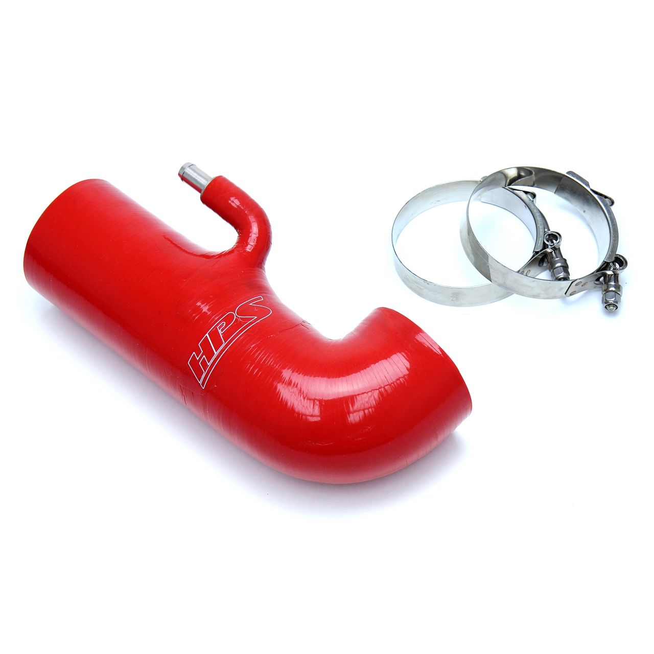 HPS Red Reinforced Silicone Post MAF Air Intake Hose Kit - Delete Stock Sound Tube for Scion 13-16 FRS