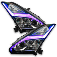 Thumbnail for Oracle 1521 Nissan GTR RGB+W (Lightning Bolt) Headlight DRL Upgrade Kit ColorSHIFT 2 SEE WARRANTY