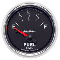 Thumbnail for AutoMeter Gauge Fuel Level 2-1/16in. 240 Ohm(e) to 33 Ohm(f) Elec Gs