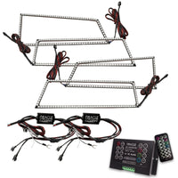 Thumbnail for Oracle Chevrolet Silverado 03-06 Square Halo Kit - ColorSHIFT w/ 2.0 Controller SEE WARRANTY