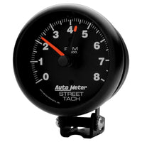Thumbnail for Autometer Z-Series 3-3/4in 8K RPM Pedestal w/ Red Line Tachometer Gauge