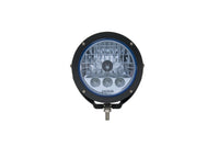 Thumbnail for Putco HID Off Road Lamp w/3 LED DayTime Running Lights - 6in Black Housing w/ Blue Tinted Lens
