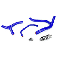 Thumbnail for HPS Blue Reinforced Silicone Radiator Hose Kit Coolant for Kawasaki 06-08 KX450F