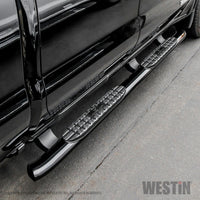 Thumbnail for Westin 19-20 Chevrolet/GMC Silverado/Sierra 1500 Double Cab PRO TRAXX 4 Oval Nerf Step Bars - Black