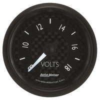 Thumbnail for Autometer GT Series 52mm Full Sweep Electronic 8-18 Volts Voltmeter