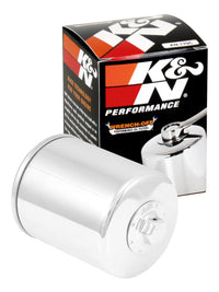 Thumbnail for K&N Harley Davidson 3in OD x 4.063in H Chrome Oil Filter