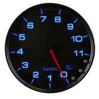 Thumbnail for Autometer Spek-Pro Gauge Tachometer 5in 11K Rpm W/Shift Light & Peak Mem Black/Smoke/Black