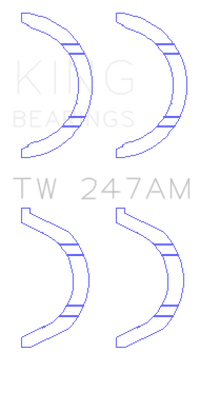 Thumbnail for King Mitsubishi 6G71/6G72/6G72T/6G73 V6/Hyundai G6AV V6 Thrust Washer Set