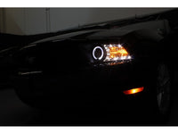Thumbnail for Spyder Ford Mustang 99-04 Projector Headlights LED Halo Black High H1 Low H1 PRO-YD-FM99-1PC-AM-BK