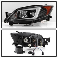 Thumbnail for Spyder Subaru WRX 08-09 Projector Headlights - HID Model Only - Black PRO-YD-SWRX08-HID-LBDRL-BK