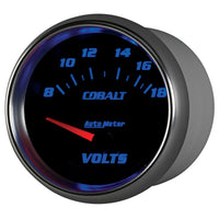 Thumbnail for AutoMeter Gauge Voltmeter 2-5/8in. 18V Electric Cobalt