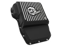 Thumbnail for aFe Transmission Pan (Black w/ Machined Fins) 13-19 Dodge Diesel Trucks L6-6.7L (td)