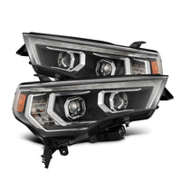 Thumbnail for AlphaRex 14-22 Toyota 4Runner PRO-Series Projector Headlights Black w/Seq. Sig. + DRL