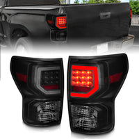 Thumbnail for Anzo 07-11 Toyota Tundra Full LED Tailights Black Housing Smoke Lens G2 (w/C Light Bars)