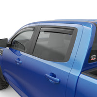Thumbnail for EGR 19+ Ford Ranger Crew Cab In-Channel Window Visors - Dark Smoke - Set of 4 (573551)