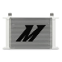 Thumbnail for Mishimoto Universal 25 Row Oil Cooler Kit - White