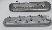 Thumbnail for Granatelli 96-22 GM LS Standard Valve Cover w/Angled Coil Mount - Cast Finish (Pair)