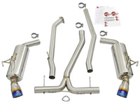 Thumbnail for aFe POWER Takeda 16-17 Honda Civic I4-1.5L (t) 2.5-2.25in 304 SS CB Dual-Exit Exhaust Blue Tips