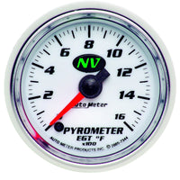 Thumbnail for Autometer Pyrometer NV 52.4mm 0-1600 Deg F Advanced Digital Stepper Motor Pyrometer Gauge