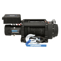 Thumbnail for Superwinch 18000 LBS 12V DC 33/64in x 79 ft Synthetic Rope Tiger Shark 18000SR Winch
