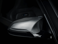 Thumbnail for Akrapovic 2014+ BMW M3 (F80) Carbon Fiber Mirror Cap Set - Matte