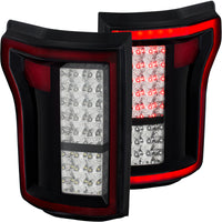 Thumbnail for ANZO 2015-2016 Ford F-150 LED Taillights Red/Clear