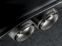 Thumbnail for Akrapovic 14-17 BMW M3/M4 (F80/F82) Tail Pipe Set (Titanium)