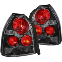 Thumbnail for ANZO 1996-2000 Honda Civic Taillights Black