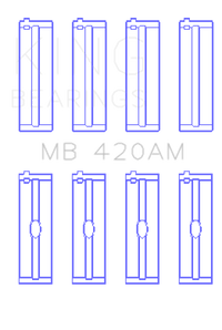 Thumbnail for King Ford Zephyr V6 (Size +0.10) Main Bearing Set