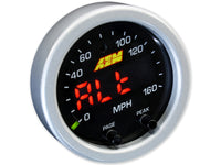 Thumbnail for AEM X-Series 0-160 MPH Black Bezel w/ Black Face GPS Speedometer Gauge