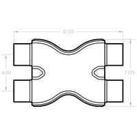 Thumbnail for MagnaFlow Smooth Trans X 2.5/2.5 X 12 SS