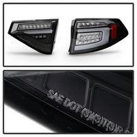 Thumbnail for Spyder 08-14 Subara Impreza WRX Hatchback LED Tail Lights Seq Signal Black ALT-YD-SI085D-SEQ-BK