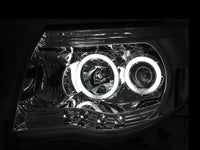 Thumbnail for ANZO 2005-2011 Toyota Tacoma Projector Headlights w/ Halos Chrome
