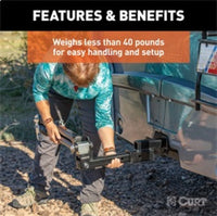 Thumbnail for RockJock Curt Rambler Steel RV Tow Bar 7500lbs 2in Shank