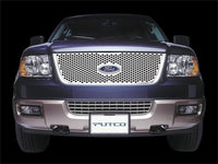 Thumbnail for Putco 04-05 Ford Ranger w/ Logo CutOut (Honeycomb Grille) Punch Stainless Steel Grilles