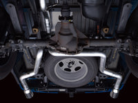 Thumbnail for AWE 0FG 21+ Ford F150 Dual Split Rear Exhaust - 5in Chrome Silver Tips