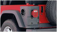 Thumbnail for Bushwacker 97-06 Jeep Wrangler Trail Armor Rear Corners - Black