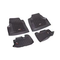 Thumbnail for Rugged Ridge Floor Liner Front/Rear Black 1997-2006 Jeep Wrangler TJ