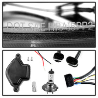 Thumbnail for Spyder BMW E46 3-Series 02-05 4DR Projector Headlights 1PC LED Halo Chrm PRO-YD-BMWE4602-4D-AM-C