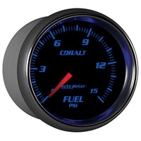 Thumbnail for Autometer Cobalt 2-5/8in  Mechanical Fuel Pressure Gauge 0-15 PSI