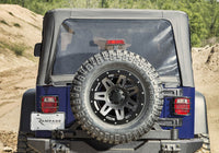 Thumbnail for Rampage 04-06 Jeep Wrangler(TJ) Unlimited OEM Replacement Soft Upper Doors - Black Denim