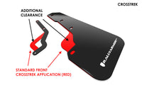 Thumbnail for Rally Armor 18-23 Subaru Crosstrek Black UR Mud Flap w/Red Logo