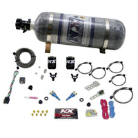 Thumbnail for Nitrous Express 92-95 Dodge V8 TBI Dual Nozzle Nitrous Kit (50-125HP) w/Composite Bottle