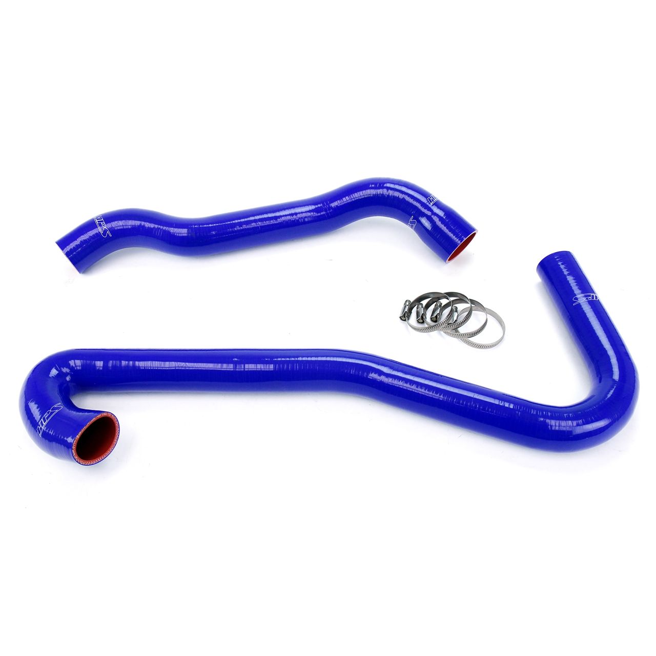 HPS Blue Reinforced Silicone Radiator Hose Kit Coolant for Jeep 06-08 Grand Cherokee SRT8 6.1L V8 WK1