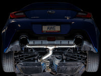 Thumbnail for AWE Subaru BRZ / Toyota GR86 / Toyota 86 Track Edition Cat-Back Exhaust- Diamond Black Tips