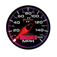 Thumbnail for Autometer Phantom II 3-3/8in 160 MPH Electronic Programmable In-Dash Speedometer